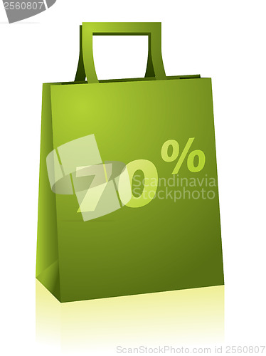 Image of Green shopping bag