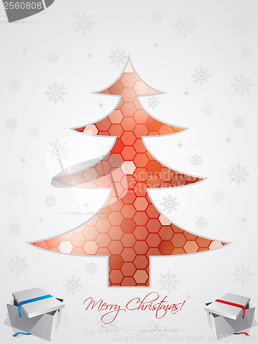 Image of Christmas greeting card design 