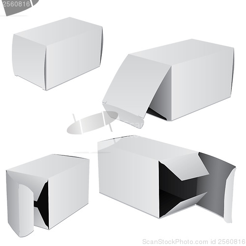 Image of Set of four boxes