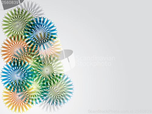 Image of Abstract flowers 