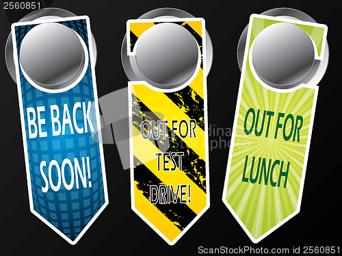 Image of Door hanger messages