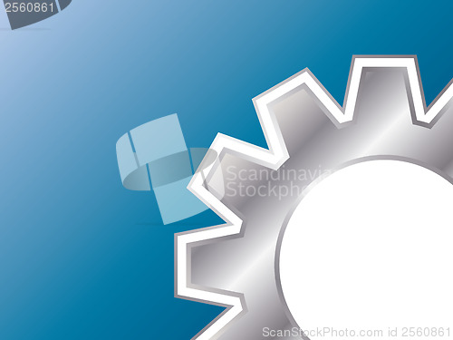 Image of Background with cogwheel 