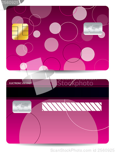 Image of Pink credit card 