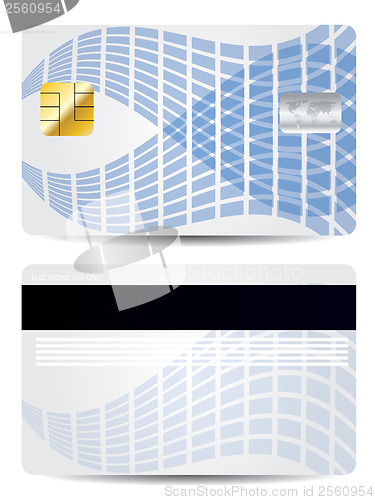 Image of Waved credit card design 