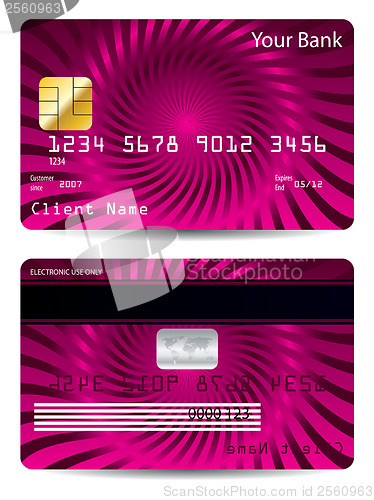 Image of Cool credit card design 