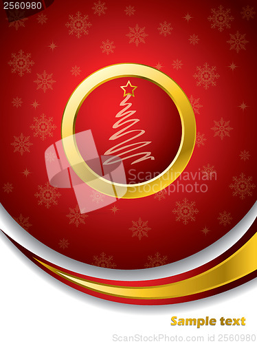 Image of Red christmas brochure