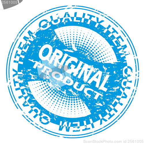 Image of Blue Original product seal design 