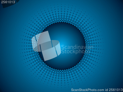 Image of 3d halftone background design