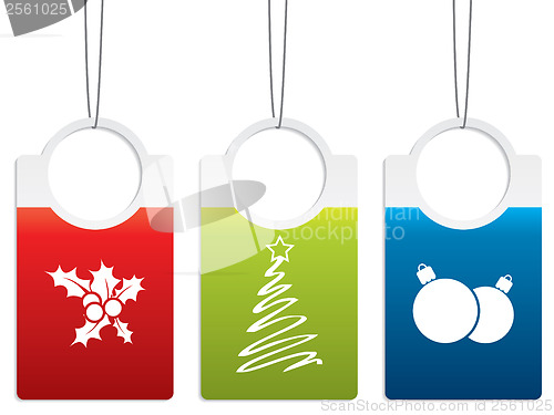 Image of Christmas label designs