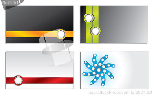 Image of Abstract business cards 