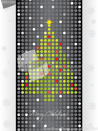 Image of Dotted christmas card 