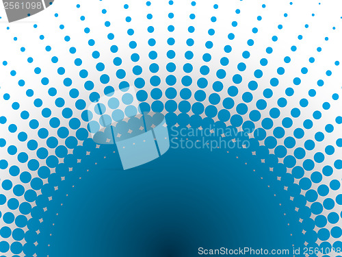 Image of Halftone blue background 