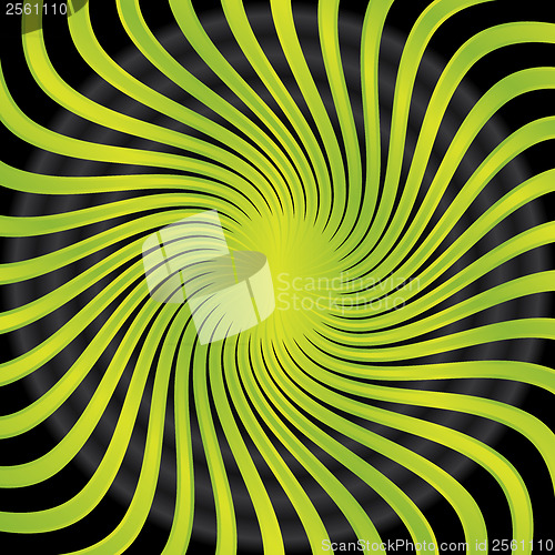 Image of Abstract green twirl 