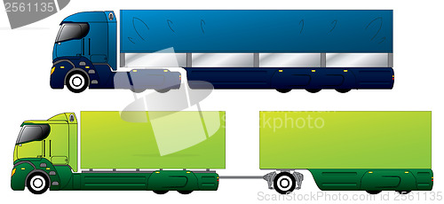 Image of Aerodynamic trucks 