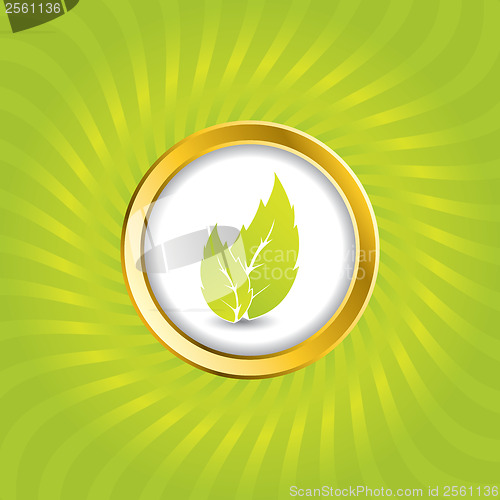 Image of Burst bio green background design 