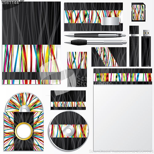 Image of Business vector set with ribbons