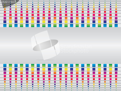 Image of Rainbow dots backdrop design template 