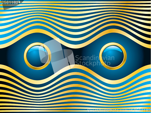 Image of Golden blue eyes