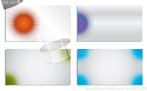 Image of Halftone business set 
