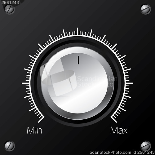 Image of Volume knob with calibration