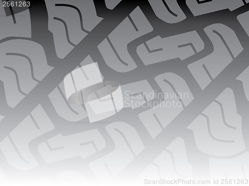 Image of Gray tire background 