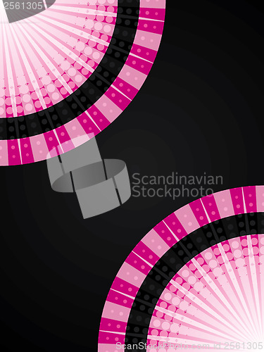 Image of Abstract pink halftone 
