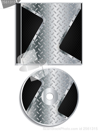 Image of Metallic disc and cover design 