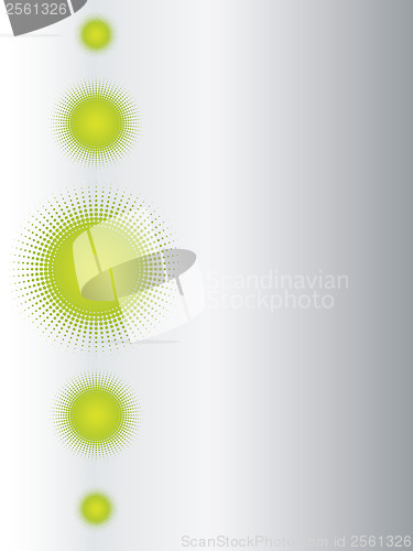 Image of Cool green halftone backdrop 