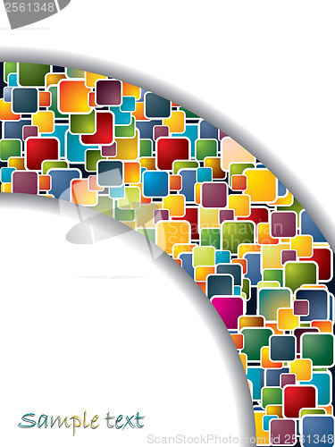 Image of Colorful semi-circle 