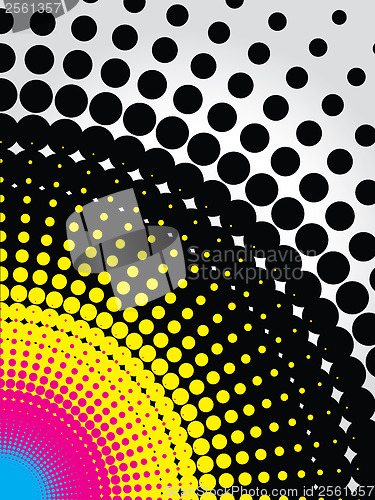 Image of Abstract cmyk background
