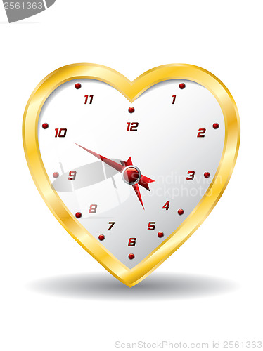 Image of Heart clock 