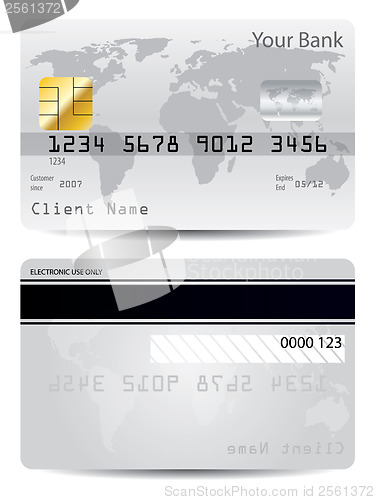 Image of Gray credit card 