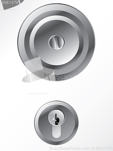 Image of Door knob with lock 