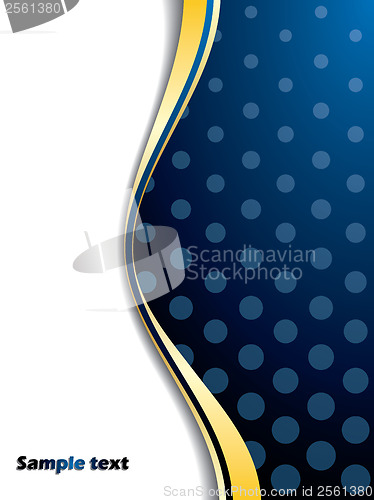 Image of Blue background with dots 
