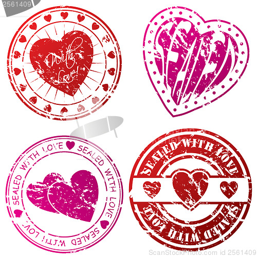 Image of Love stamps for love letters 