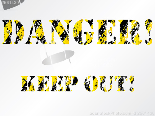 Image of Grunge danger background 