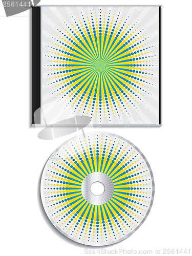 Image of Cd and cover burst design