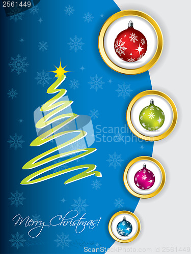 Image of Cool christmas greeting design