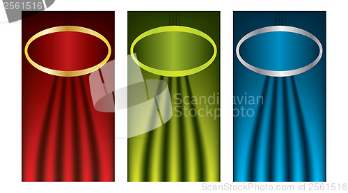 Image of Waved business card set 