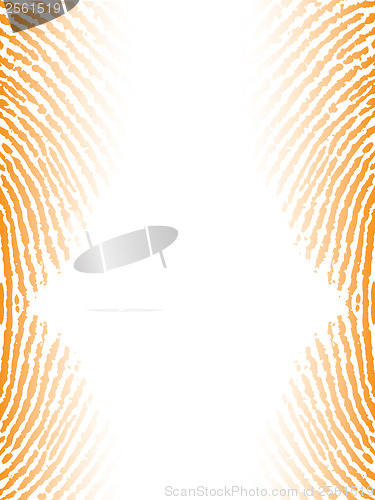 Image of Fingerprinted background with orange color 