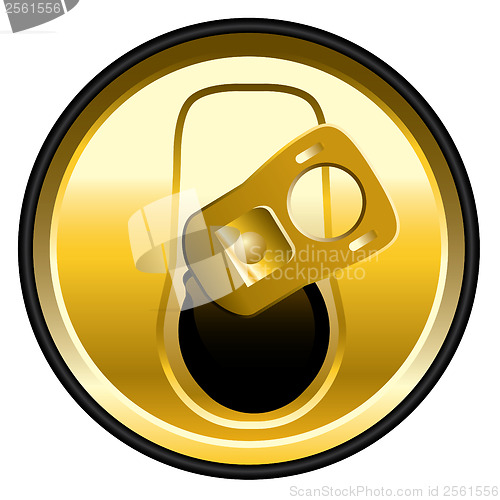 Image of Gold can top