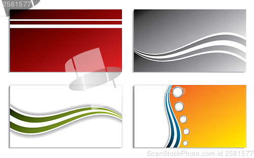 Image of Cool new business card set 8 