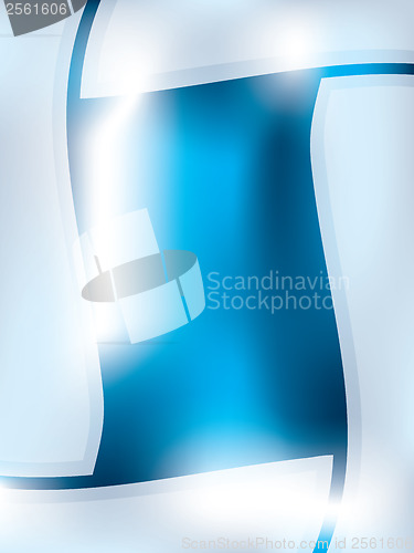 Image of Abstract background design with blue mesh 