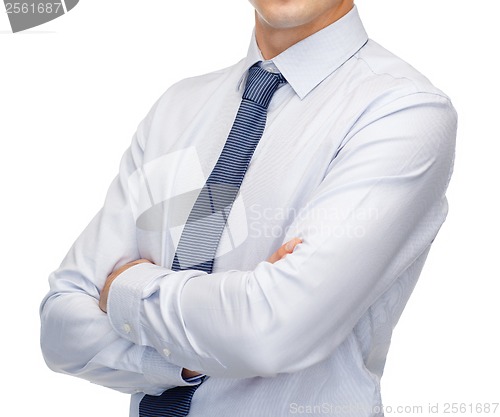 Image of buisnessman in shirt and tie