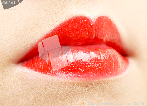 Image of red lips