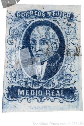 Image of First Postage Stamp of Mexico - 1856 Miguel Hidalgo