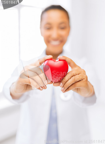 Image of woman hands with heart