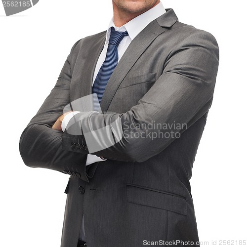 Image of buisnessman in suit and tie