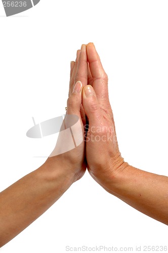 Image of Hands of two generations