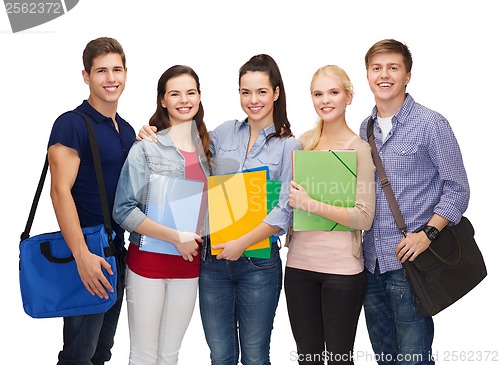 Image of group of smiling students standing